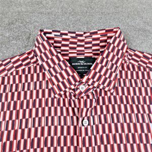 Rodd Gunn Shirt Mens 2XL Sports Fit Multicolor Short Sleeve Button Cotton Casual